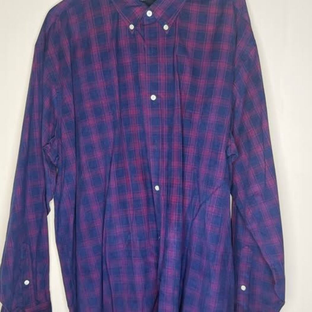 Tommy Hilfiger Plaid Button Up Shirt 2XL